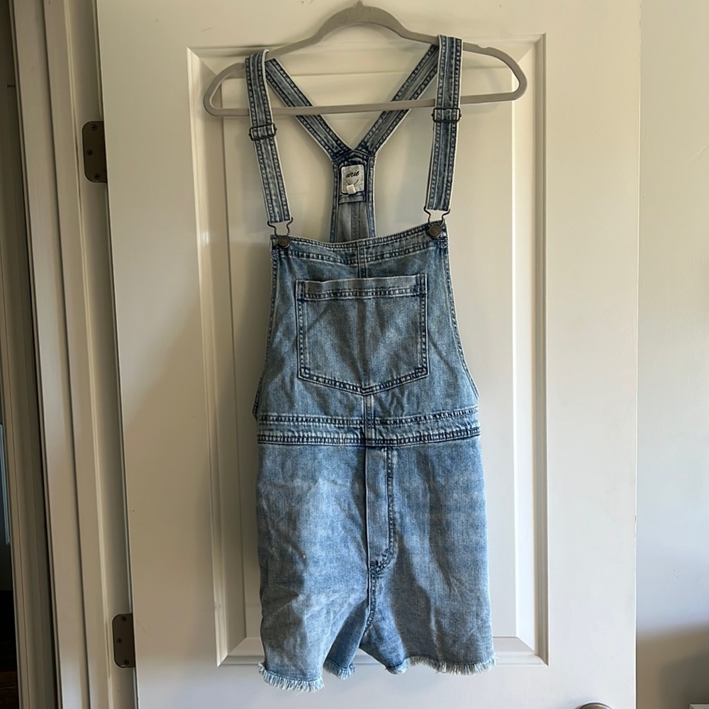 Aerie - Denim shortalls (size L)